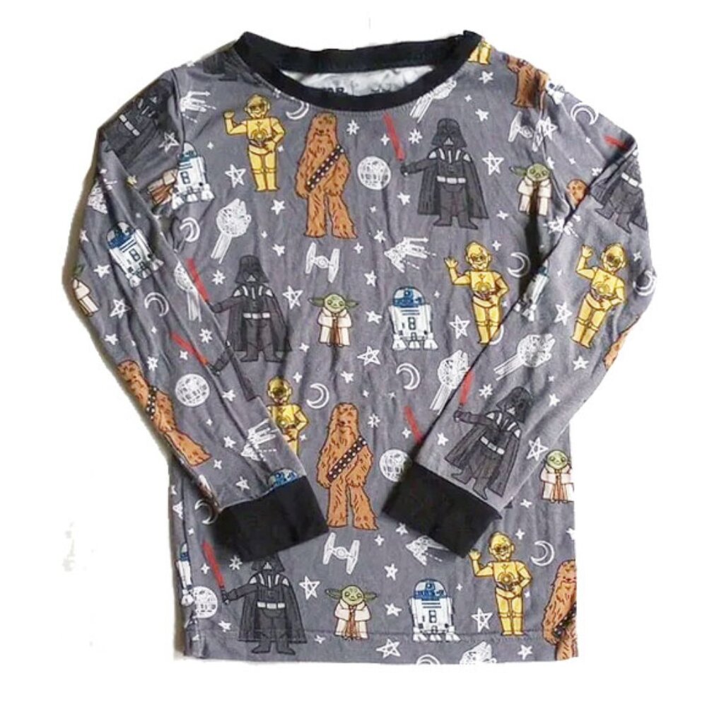 4T Little Sleepies Bamboo May The Force Be With You Star Wars Pajama Top